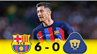 Barcelona vs Pumas 6-0 HD highlights & All goals | Gamper Trophy | #football #fcbarcelona