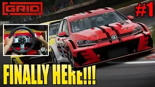 GRID 2019 FINALLY HERE!!! | MY WHEEL SETTINGS - GRID W/Logitech G27 + Excelvan Q8 4K #1