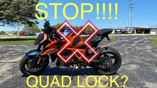 Quad Lock Problem!!!!! KTM 1290 superduke