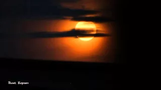 Очень красивая луна. 22.04.16 Воркута