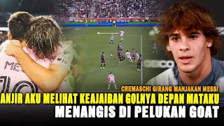 TERPUKAU MAGIS GOAT!! Cremaschi Tak Kuat Tahan Tangis Dipelukan Messi Usai Liat Keajaiban Depan Mata