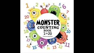 Monster Counting Book 1 to 20 Written By Frances Mackay