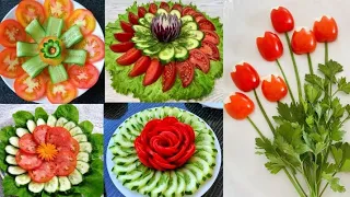 Vegetable || Salad || Decoration ||Ideas  👈