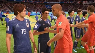 2018 FIFA World Cup Russia - Belgium vs Japan - Gameplay (HD) [1080p60FPS]