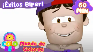 1 HORA CON ÉXITOS DE BIPER Y SUS AMIGOS 🎶✨| Mundo de Colores🐦🎈🎉