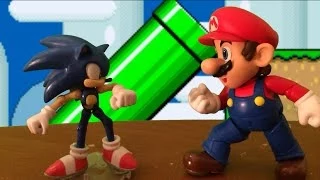 Mario VS Sonic Stop Motion REMATCH