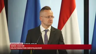 Ukrán - magyar külügyminiszteri csúcstalálkozó