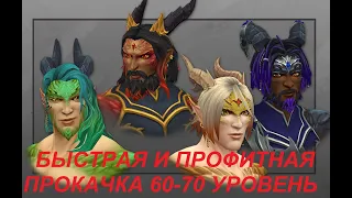 БЫСТРАЯ И ПРОФИТНАЯ ПРОКАЧКА 60-70 УРОВЕНЬ