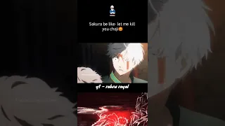 Sakura angry moment || anime badass moment edit shorts