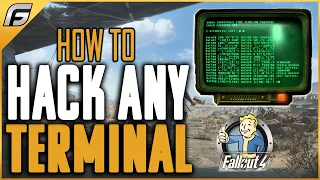 Fallout 4 Next Gen HOW TO HACK TERMINALS - Easy Tips to Getting The Correct Password