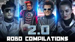 Robo Compilations | 2.0 Movie Scene | Rajinikanth | Akshay Kumar | Amy Jackson