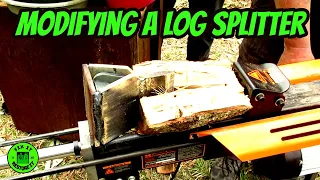 Log splitter modification!