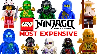 Top 20 Most Expensive LEGO Ninjago Minifigures! (2023)