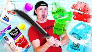 REAL LIFE FRUIT NINJA WITH SATISFYING THINGS!