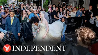 Live: Celebrities leave the Carlyle Hotel to attend Met Gala