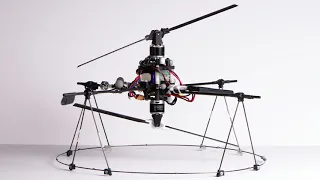 A Fully Actuated Aerial Vehicle using Two Actuators