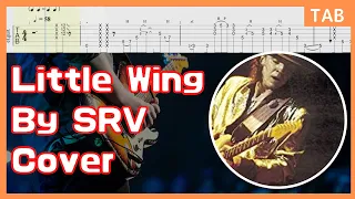 Little Wing By Stevie Ray Vaughan Cover With Tabs / Blues Guitar Lesson