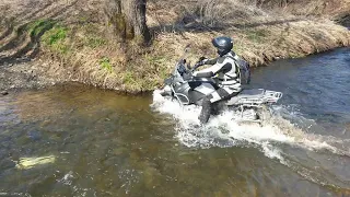 BMW R1200 Water crossing | Offroad