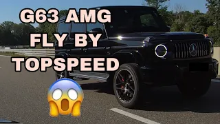 MERCEDES G63 AMG passing fly by TOPSPEED AUTOBAHN