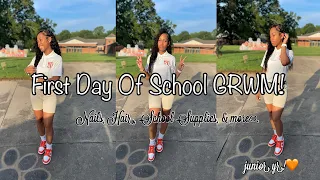 First Day Of School GRWM + Vlog! | Junior Year.🧡 | tamyadelh