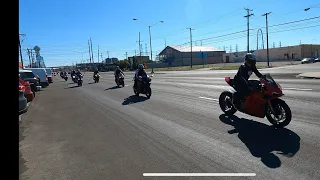 Motorcycles Take Over Dallas TX for @Zx10mezz Motorcycle Meet