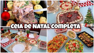 CEIA DE NATAL COMPLETA COM SOBREMESA | SEM ENROLAÇÃO | SE INSPIRE PARA FAZER A SUA TAMBÉM 😉🌲