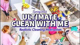 *ULTIMATE* CLEAN WITH ME 2022 | MESSY SPRING CLEANING MOTIVATION | EXTREME MOM LIFE CLEAN WITH ME