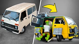 I Turned a Car Into a Ninja Turtle Van! The Craziest Transformation 🐢🚐💨