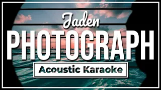 Jaden - Photograph (Karaoke Acoustic Guitar)