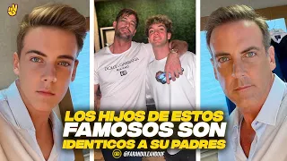 LOS HIJOS DE ESTOS FAMOSOS SON IDENTICOS A SUS PADRES YOUTUBE.