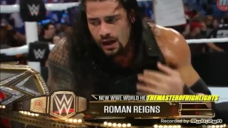 Dean Ambrose vs Roman Reigns  Survivor Series 2015 Highlights HD Made By Atif Rock