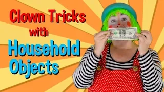 Clown Tricks with Household Objects by Dilly D'Alally