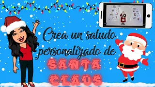 Crea un saludo personalizado de Santa Claus para niños desde tu celular.👋🎅📲 Paso a paso y descarga👇🎄