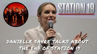 Danielle Savre cries while talking about the end of Station 19 + talks about Maya & Carina