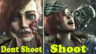 Clem Shoot vs Don't Shoot Minnie - All Choices - The walking Dead The Final Season Episode 4