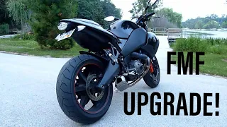 FMF exhaust & EBR ECM on 2009 Buell 1125cr