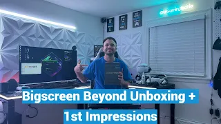 The Bigscreen Beyond PCVR Headset Unboxing + Impressions - WOW They Weren't Kidding!