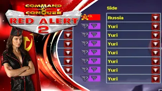 Red Alert 2 | USSR vs 7 Brutal Yuris