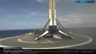 First Falcon 9 Block 5 Landing