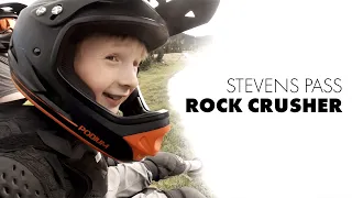 8-year-old rides Rock Crusher at Stevens Pass Bike Park [Full Ridethrough]