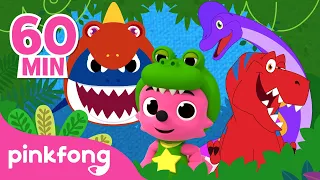 Trex, Dinosaurus dan Pinkfong | Kumpulan Lagu & Kartun Dinosaurus | Pinkfong Baby Shark