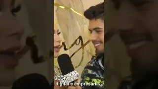 Zé Felipe entrevistando Virgínia 🤭