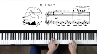 Ernest Bloch "Dream" (take 2) P. Barton FEURICH 133 piano