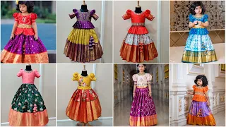 Latest Designer Kids Pattu Lehengas 2022 || Kids Pattu Langa Jacket Designs ||Pattu Pavadai 2022- 2