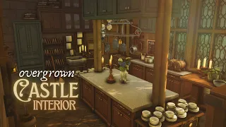 Overgrown Castle - Interior  🕯️| The Sims 4 | Speed Build with Ambience Sounds