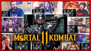MORTAL KOMBAT 11 AFTERMATH RoboCop & Story DLC Trailer Reactions Mashup (+Review)