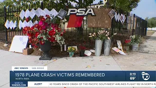 1978 plane crash victims remembered