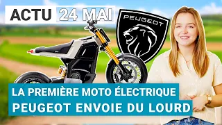 La première moto électrique Peugeot envoie du lourd !