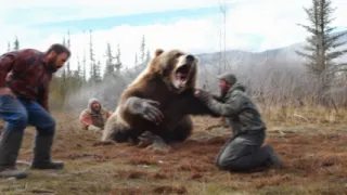 Grizzly Shot 9 Times With Rifle And Still Ambushes Hunters