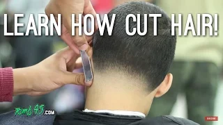 Haircut Tutorial! All Even and taper out the back